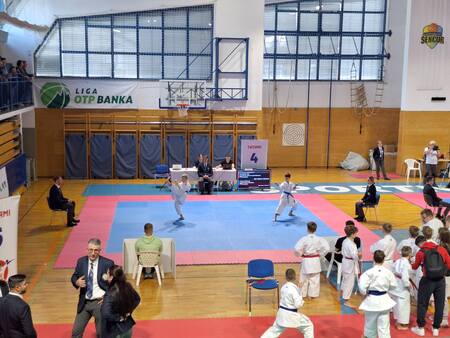 Tian Šakanović med izvedbo kate